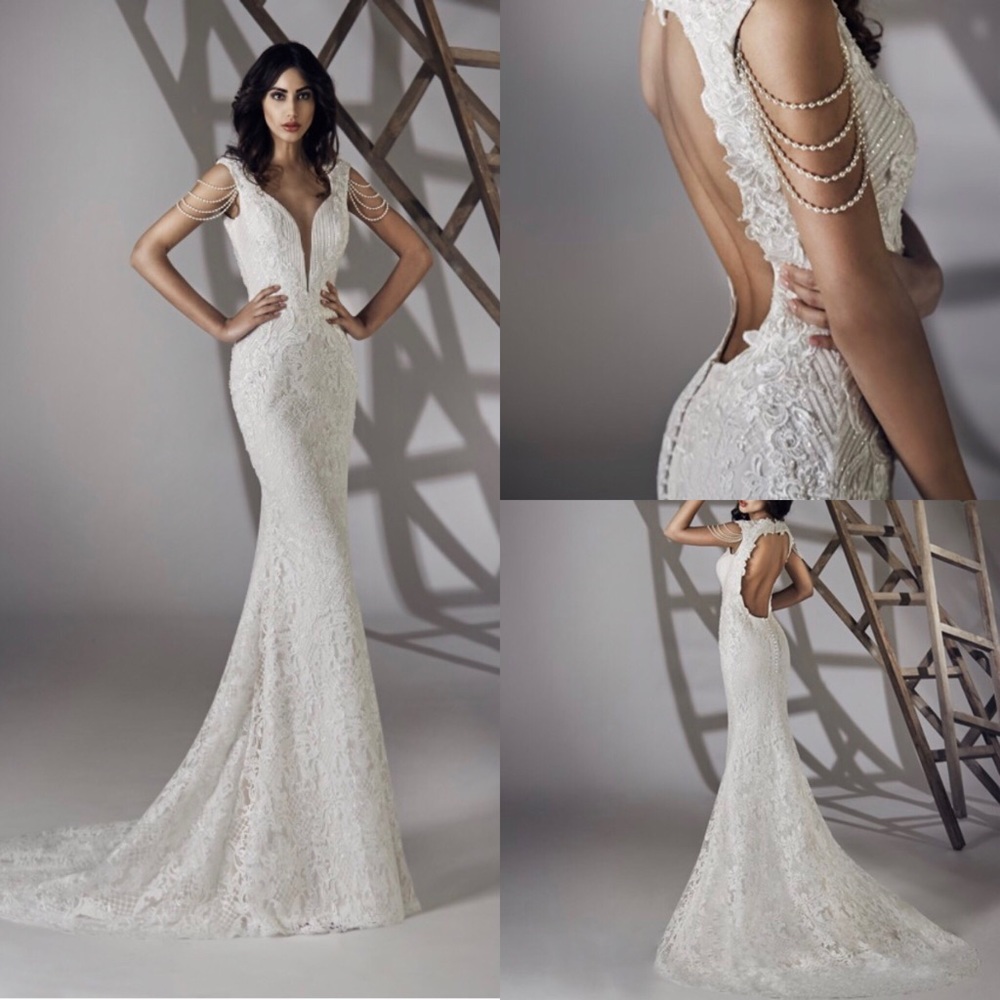 Ida Torez Paloma Collection Ivory Wedding Gown -8